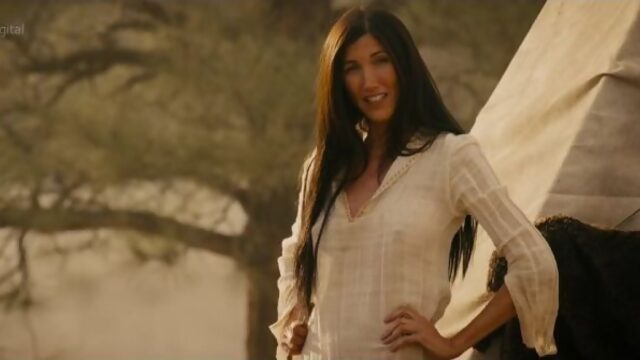 Jackie Sandler Nude (see-through) - The Ridiculous 6 (2015) HD 1080p Watch Online / Джеки Сэндлер - Нелепая шестёрка