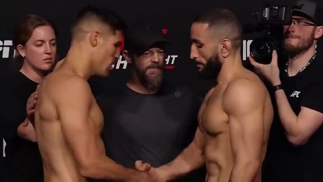 UFC Vegas 51_ Weigh-In Faceoffs