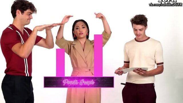 RUS(SUB) NOAH CENTINEO FLIRTS WITH LANA CONDOR - Charm Battle - Netflix