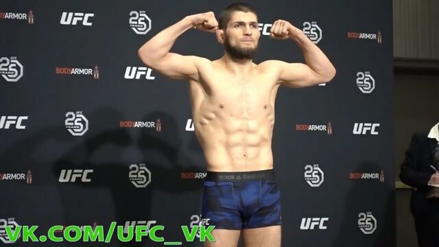 ХАБИБ НУРМАГОМЕДОВ СДЕЛАЛ ВЕС ПЕРЕД UFC 223